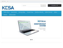 Tablet Screenshot of eshop.kesa.cz